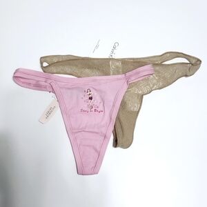 New 2pc Victorias Secret S & Cakvin Klein thong size M